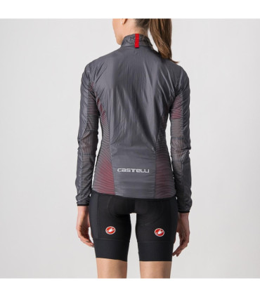 Damska kurtka kolarska Castelli Aria Shell, ciemnoszara, L