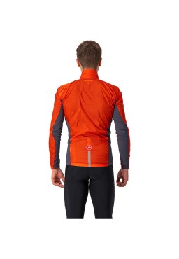 Castelli Squadra Stretch cycling jacket,  fiery red, M
