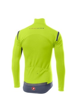 Castelli Perfetto RoS 2 cycling jacket, electric lime, L