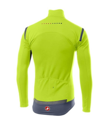 Castelli Perfetto RoS 2 cycling jacket, electric lime, L
