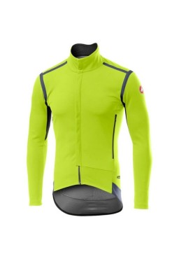 Castelli Perfetto RoS 2 cycling jacket, electric lime, M