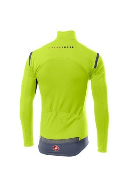 Castelli Perfetto RoS 2 cycling jacket, electric lime, XL