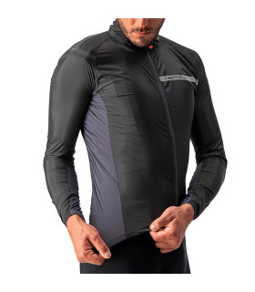 Kurtka kolarska Castelli Squadra Stretch, fiery red, L