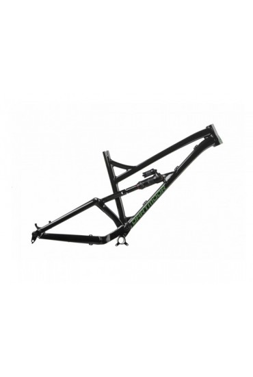 Dartmoor Frame Blackbird 29, without shock, for shock 230x65mm, Boost, glossy Black/Forest Green, XLarge