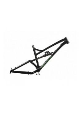 Rama Dartmoor Blackbird 29 bez dampera, pod damper 230x65mm, Boost, Czarny/Forest Green połysk, Large