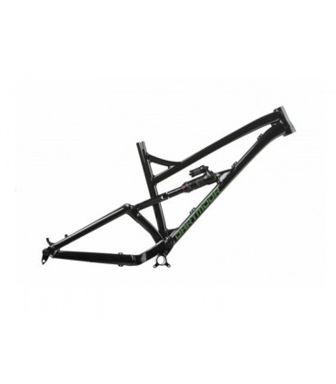 Dartmoor Frame Blackbird 29, with RS Super Deluxe Select 230x65mm shock, Boost, glossy Black/Forest Green, XLarge
