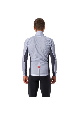 Castelli Squadra Stretch cycling jacket, silver gray, L