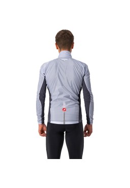 Castelli Squadra Stretch cycling jacket, silver gray, XXL