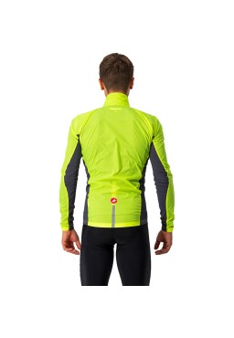 Castelli Squadra Stretch cycling jacket, yellow fluo, L