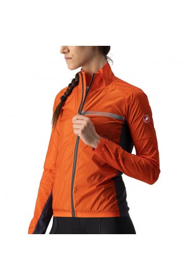 Castelli Squadra Stretch cycling jacket,  fiery red, L