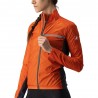 Castelli Squadra Stretch W cycling jacket, fiery red, S