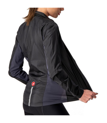 Damska kurtka kolarska Castelli Squadra Stretch W, fiery red, L