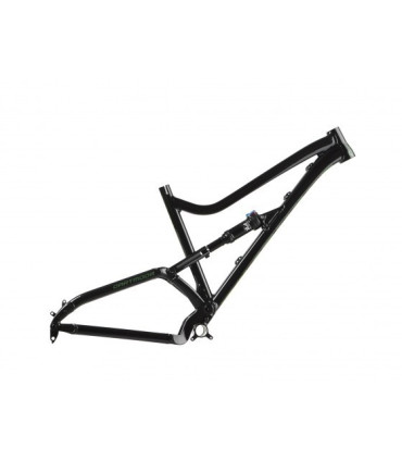 Rama Dartmoor Bluebird 29 z damperem Fox Float DPS 210x50mm, Boost, Czarny/Forest Green połysk, Large