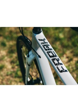 Accent gravel FREAK CARBON APEX bike, white, XS 