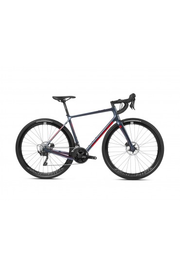 Rower Accent gravel FREAK CARBON GRX, szaro-czerwony, XS