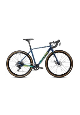 Accent gravel FURIOUS bike, blue pave, M