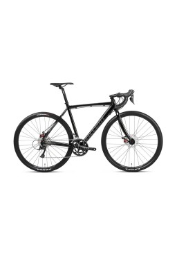 Accent gravel FALCON bike, black grey, S 