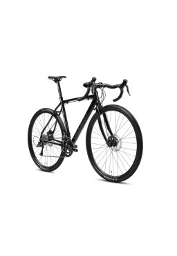 Accent gravel FALCON bike, black grey, S 