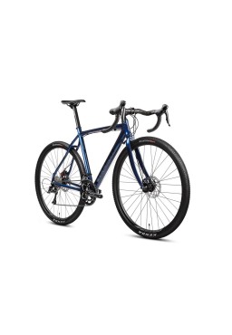 Accent gravel FALCON bike, blue grey, XS 