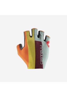 Castelli Competizione 2 Cycling Glove, defender green/dark red, size L