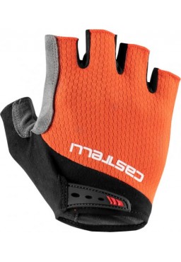 Castelli Entrata V Cycling Glove, fiery red, size L