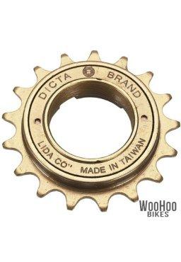 Dicta A8K 16T Single Speed Freewheel 1/2" x 1/8" Wide - Bronze Fixie Bike Sprocket