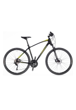 CROSS 29 Author SYNERGY 18" carbon bike, yellow-green-black