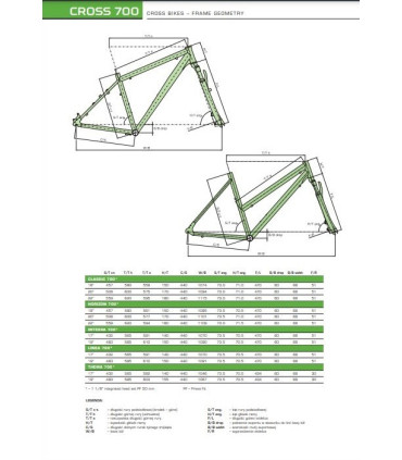 CROSS 29 Author GRAND 18" green and black bicycle
