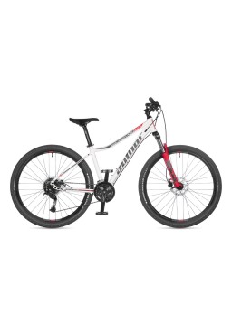 Rower MTB Author SOLUTION ASL 27.5 16" biało czerwony eBON  80 zł