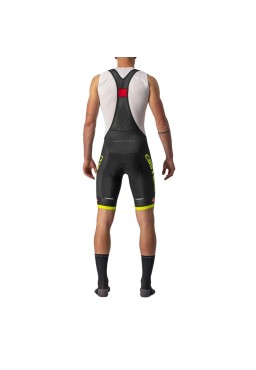 Castelli Competizine Kit bike shorts, black/electric lime,  size M