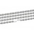 Wippermann CONNEX Chain 11sE, 11-Speed, steel, 132 Links, for E-bikes, Connex Link, Silver