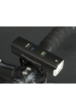 Author Front Bicycle Light PROXIMA 1000 lm USB, Black
