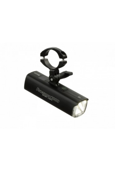 Lampa rowerowa przednia AUTHOR PROXIMA 1000 lm (uchwyt GoPro) USB, czarna
