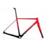 ACCENT CX-ONE Carbon Cyclocross Bike Frame (Frame+Fork+Headset, Suspension seatpost) tiger orange, Size XS (50 cm)