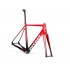 ACCENT CX-ONE Carbon Cyclocross Bike Frame (Frame+Fork+Headset, Suspension seatpost) tiger orange, Size XS (50 cm)