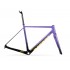 ACCENT CX-ONE Carbon Cyclocross Bike Frame (Frame+Fork+Headset, Suspension seatpost) deep red, Size XS