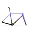 Rama przełajowa ACCENT CX-ONE Carbon violet yellow set (rama, widelec, stery, wspornik siodła), rozmiar L