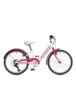 Author MELODY 20 10" Junior bike, white and pink