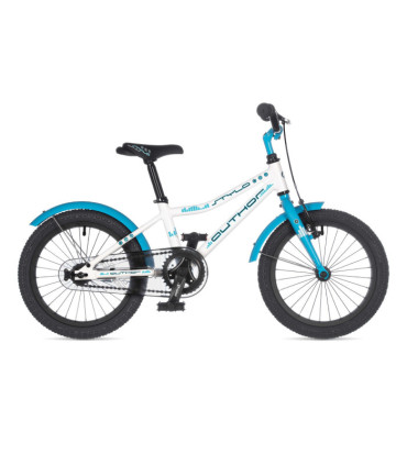Author RECORD 16 9'' Junior bike white graphite