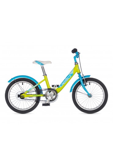 Author Junior BELLO 16 9" children's bicycle, white and purple