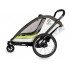 Hamax BREEZE ONE Child Bike Trailer & Stroller White-Green