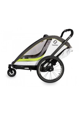 Hamax BREEZE ONE Child Bike Trailer & Stroller White-Green