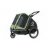 Hamax PLUTO M Bike Trailer for Dogs, Green-Black