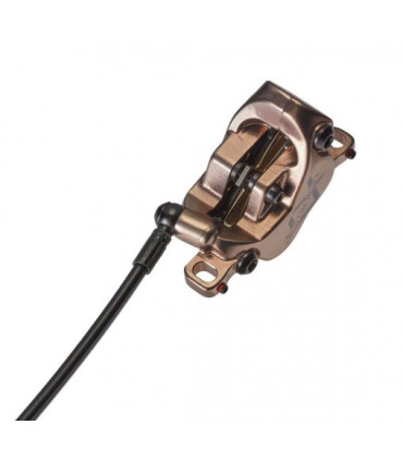 Hamulec hydrauliczny Hayes DOMINION A4, tył, czarno-złoty