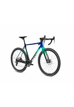 Accent CX-ONE Carbon Apex Cyclocross Bike , blue-green, L