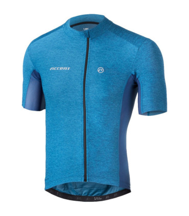 Accent Blend cycling jersey, blue melange S