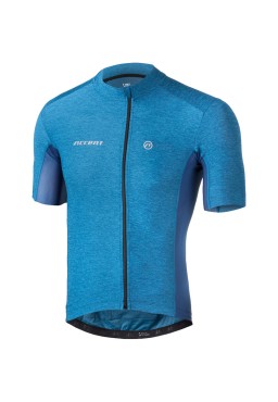Accent Blend women's cycling jersey, blue melange XL