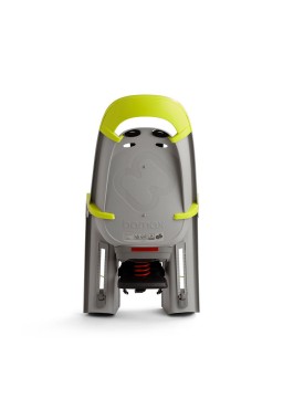 Fotelik Rowerowy Hamax AMAZE szaro-limonkowy z adapterem na bagażnik