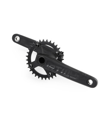 Dartmoor MTB Crank Rock v.2, 32T narrow-wide chainring, with an external bottom bracket, Matt Black anod.