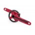 Dartmoor MTB Crank Rock v.2, 32T narrow-wide chainring, with an external bottom bracket, 175mm, Red anod.